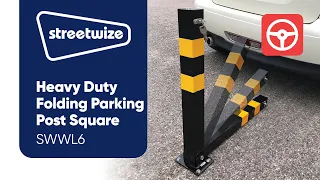 SWWL6 - Heavy Duty Folding Parking Post Square