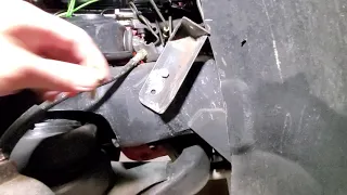 Front shock relocation air ride