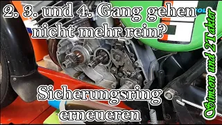 Simson S51 Schaltung geht nicht. 2. 3. und 4. Gang geht nicht rein?