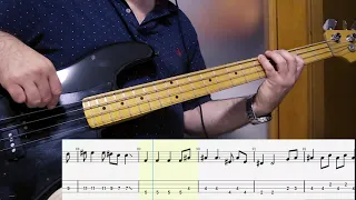 The Jeff Healey Band - While My Guitar Gently Weeps Bass Cover with TAB