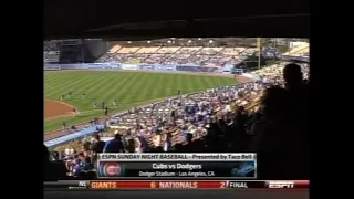 89 - Cubs at Dodgers - Sunday, July 11, 2010 - 7:05pm CDT - ESPN