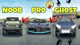 Noob VS Pro VS Ghost😱|| Extreme car driving simulator🔥||