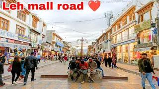 Leh ladakh walking street main bazaar leh city @RajuKanneboina @ExploreWithVijay