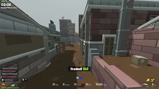 Krunker 57 - 4 sniper nuke / my 200th nuke