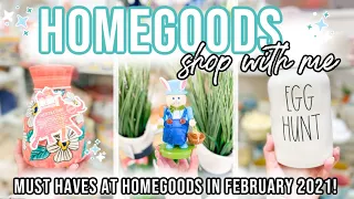 HOMEGOODS SHOP WITH ME 2021 || EASTER DECOR + GREAT FURNITURE || must have homegoods finds THIS week