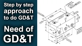 GD&T for beginners | step by step approach to do gd&t for mechanical drawings