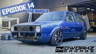 D WORKZ GARAGE - Mk2 R32 car build - EPISODE 14 "The wheels"
