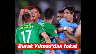 ● "Kokuyorsun" İşareti Yapan Futbolcuya Burak Yılmaz'dan Osmanlı Tokatı ●