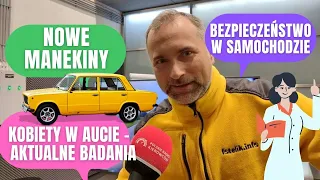 Kobieta w samochodzie: zagrożenia, badania i nowe manekiny. Paweł Kurpiewski w Radiowej Trójce