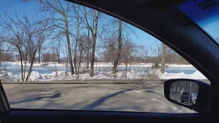 Tractor on ice