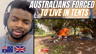 Brit Reacts To AUSSIES FORCED INTO TENTS AMID HOUSING CRISIS!