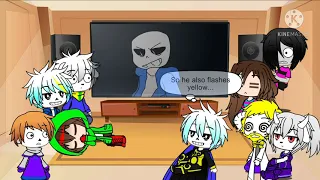 Storyshift reacts to Sans vs Jevil