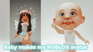 Baby makes my ROBLOX avatar-🤣🤩👶