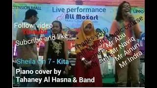 Sheila on7 - kita live piano cover by tahaney al hasna and band