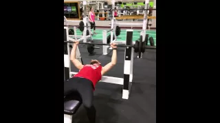 100 lb (45 kg) Bench Press PR (Fail)