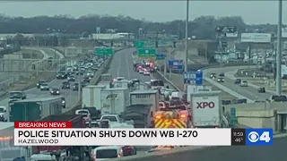 I-270 closed in Hazelwood due to police situation