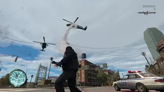 GTA 4 - The Lost MC Shootout + Six Star Escape