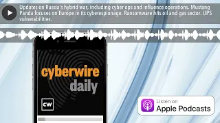 Updates on Russia’s hybrid war, including cyber ops and influence operations. Mustang Panda focuses