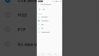 HOW TO CHANGE THE ANDROID DEFAULT USB CONFIGURATION SETTINGS - FILE TRANSFER, MIDI, PTP