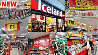 £1 MEALS⁉️ SHOPPING ICELAND's TOP BARGAINS 🤫🤑 The Food Warehouse 😋 Shop With Me UK Tour & Prices 🥰