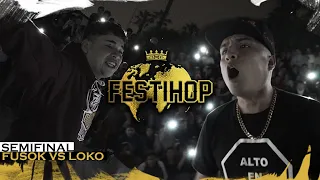 FUSOK 🇨🇱 VS LOKO 🇵🇪 || SEMIFINAL || FESTIHOP INTERNACIONAL 2019