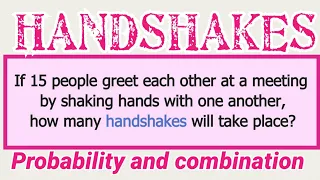 [College Level] How many handshakes ...?