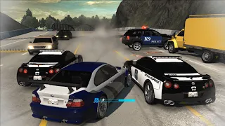 NFS Undercover | Craziest Most Wanted style Cop Chase | BMW m3 gtr