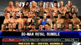 WWE SmackDown vs. Raw 2011 (PS3) Royal Rumble