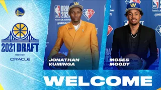 Golden State Warriors Introduce Jonathan Kuminga & Moses Moody