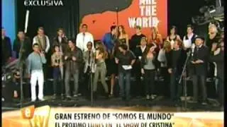 Thalia - Detras de Camaras Somos el Mundo