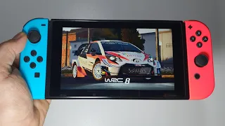 WRC 8 FIA World Rally Championship Nintendo Switch handheld gameplay | car racing