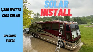 Prevost RV Camper Solar Install - Part 1