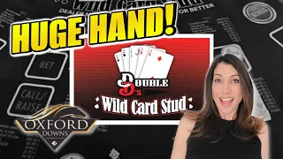 🚨WOW! 😮 HUGE HAND on Wild Card Stud Poker #poker #slot500club #casino