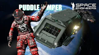 I Made A Puddle Jumper - Space Engineers Ship Tour