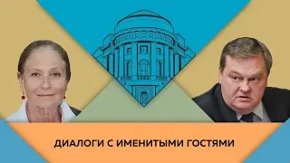 Л.В.Зайцева и Е.Ю.Спицын в студии МПГУ. "Моё кино: фильмы и люди"