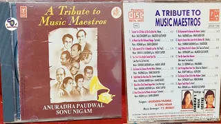 A Tribute To Music Maestros By Anuradha Paudwal & Sonu Nigam !! Cover Song !! Old Is@shyamalbasfore
