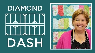 Make a Diamond Dash Quilt with Jenny Doan of Missouri Star! (Video Tutorial)