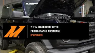 2021+ Ford Bronco 2.3L Air Intake Install Guide