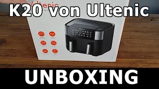 Ultenic K20 Heißluftfritteuse, Airfryer - Unboxing und Test