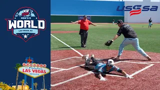 USSSA Men's D World Tournament Clips – West Las Vegas, NV (2023) Day 1