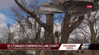 NWS: 5 tornadoes touched down across central Ohio during Wednesday's storms