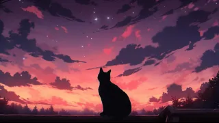 Cat & sky ☁️ Lofi ambient music 🎶 Relax/sleep/healing [ Lofi Hip Hop - Lofi Music ]