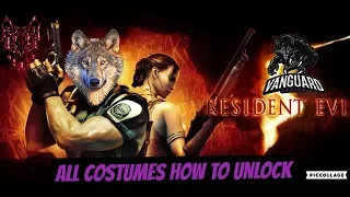 Resident Evil 5 All Costumes (How to Unlock )