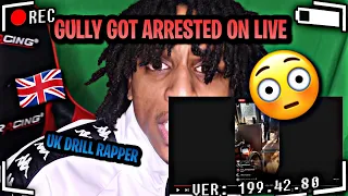AMERICAN REACTS TO UK DRILL RAPPER GETTING ARRESTED ON LIVE🇬🇧😳