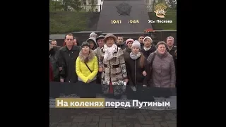 Обращение к Путину. На коленях