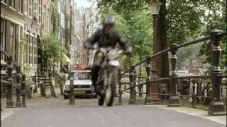 Verfluchtes Amsterdam Motorrad-Jagd