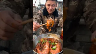 Amazing Eat Seafood Lobster, Crab, Octopus, Giant Snail, Precious Seafood🦐🦀🦑Funny Moments 166