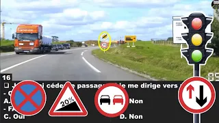 2023 Examen théorique code de la route france 😘 test permis de conduire ✅