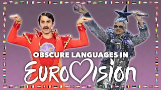 Uncommon Languages in Eurovision