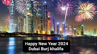 Happy New Year 2024 |Burj Khalifa Fireworks | Dubai | UAE | Dubai Burj Khalifa New Year Celebration|